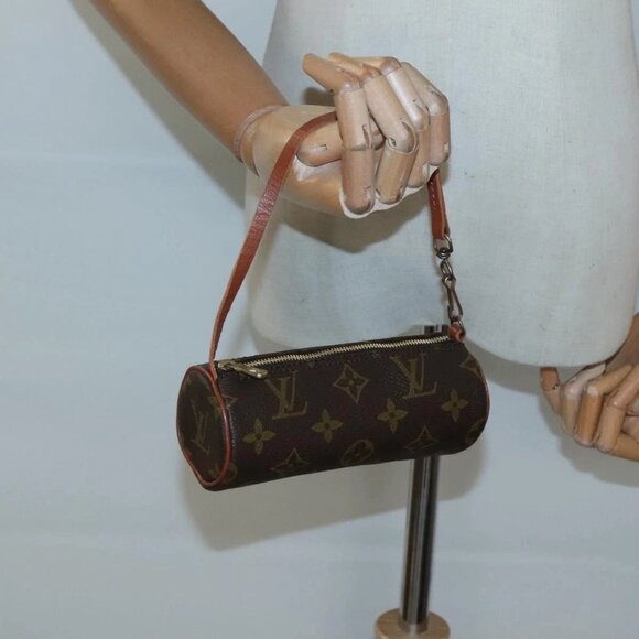 LOUIS VUITTON Monogram Papillon Pouch LV Auth - Picture 1 of 16